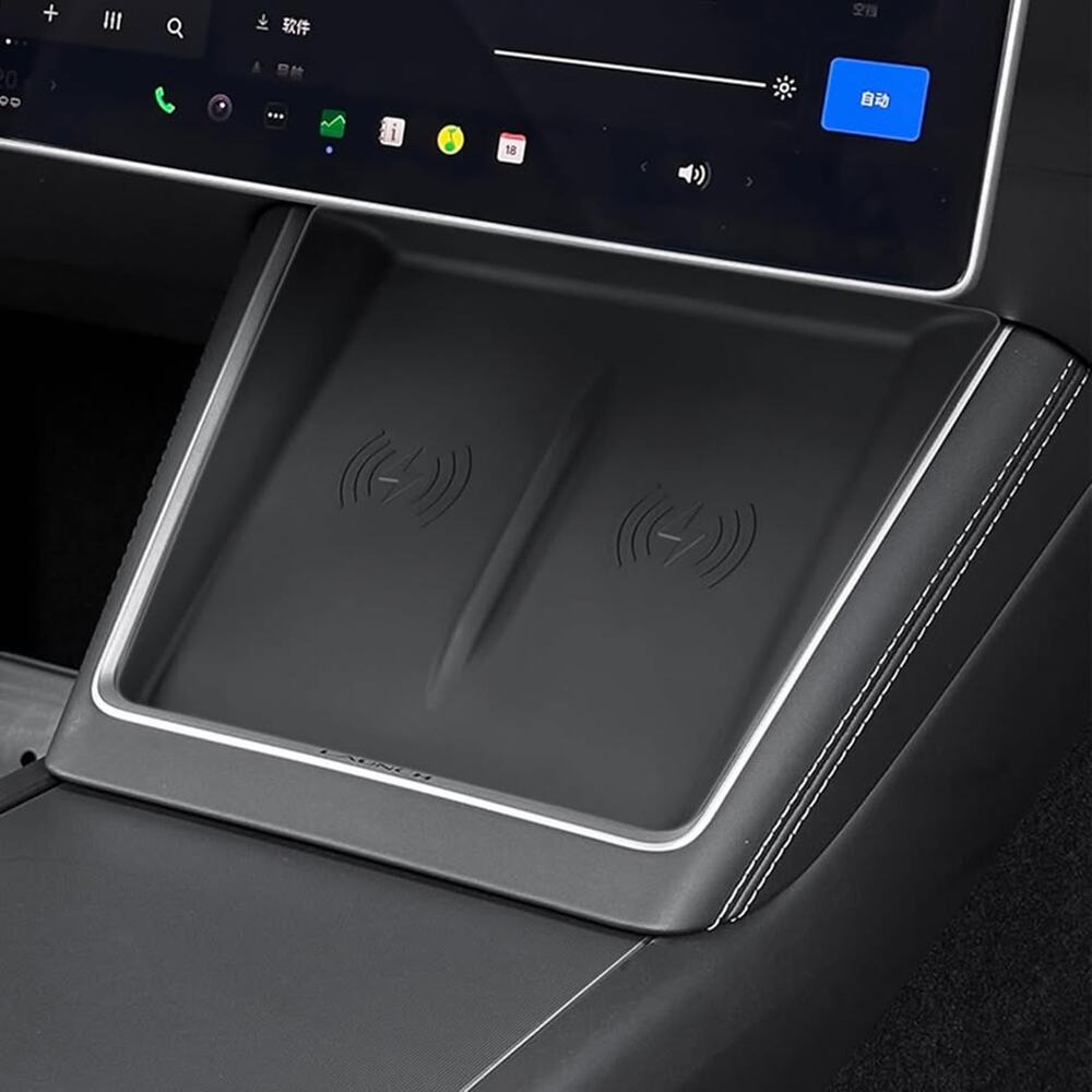 TOPABYTE 2PCS Center Console Accessories For Tesla New Model Y Juniper 2025Model